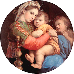 Мадонна в кресле. Рафаель