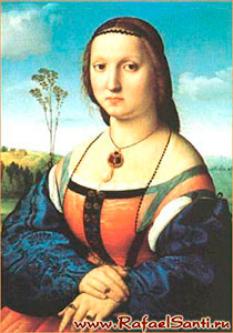 Портрет Маддалены Дони, урожденной Строцци. Рафаэль