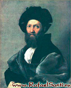 Портрет графа Бальдассаре Кастильоне. Рафаэль. 1515 г. Лувр, Париж.